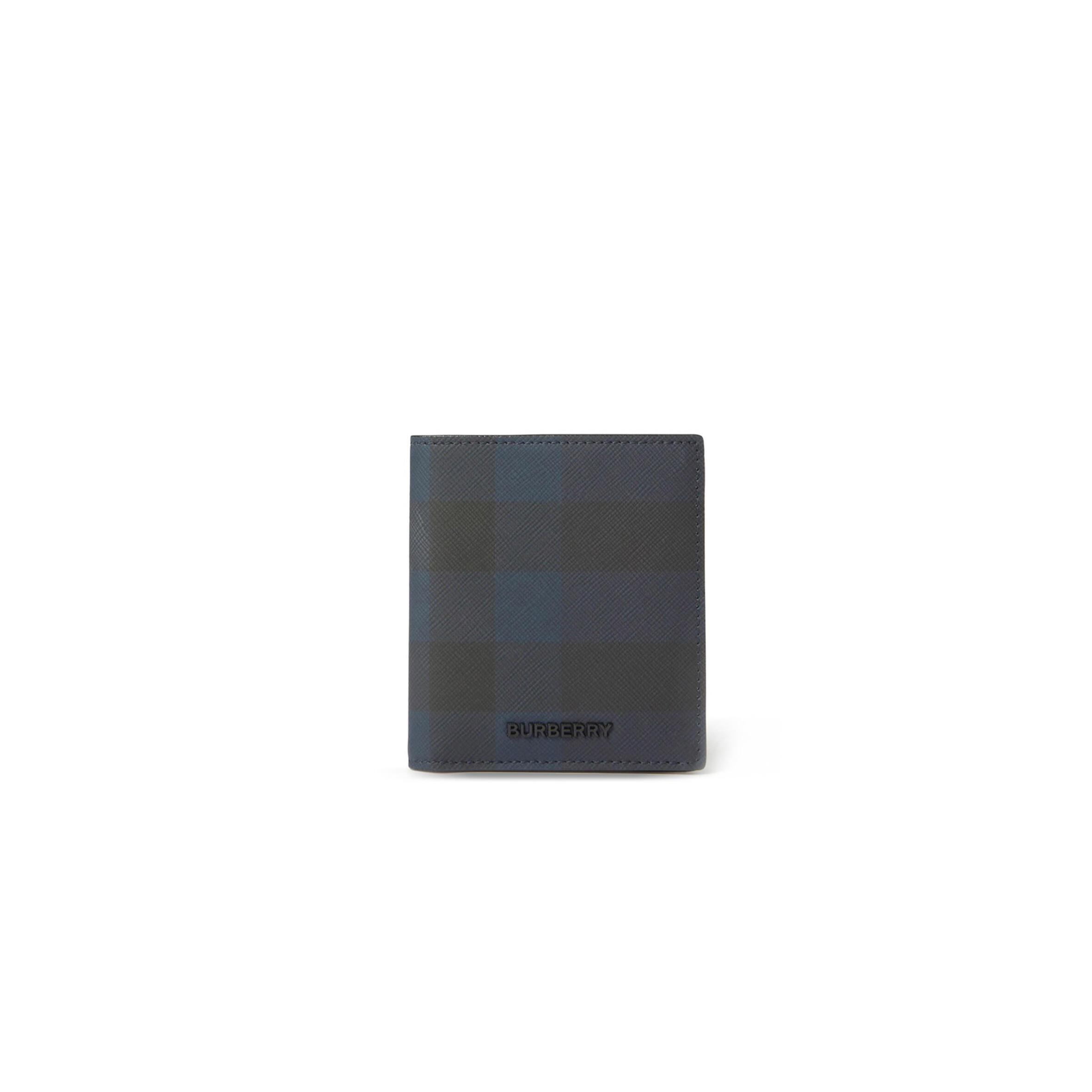 Bv*b*rry check folding card case (10.5*9cm)